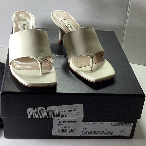 Elleme Paris Samba Sandal Cream - Picture 7 of 10